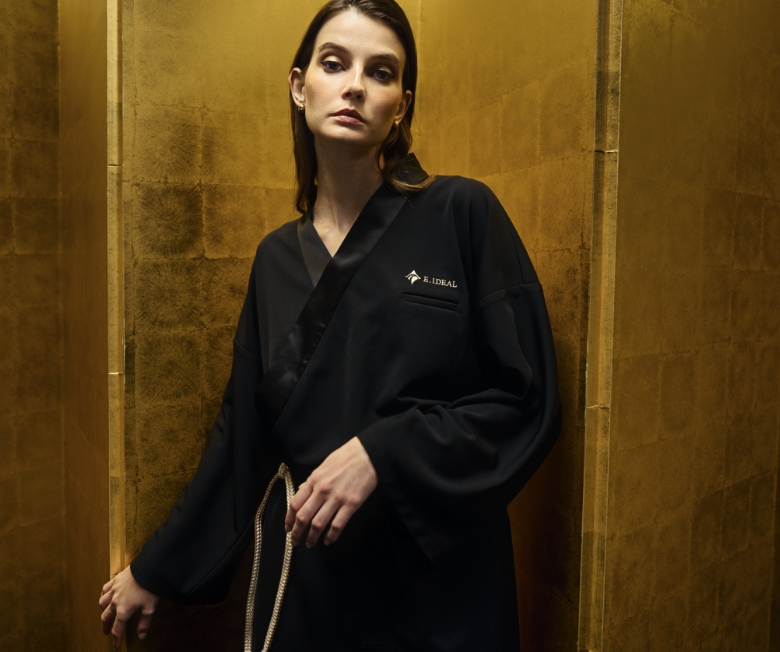 Image of Triacetate Kimono pajamas