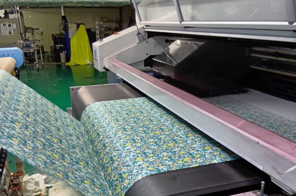 Image of Japanese pattern set up pajamas