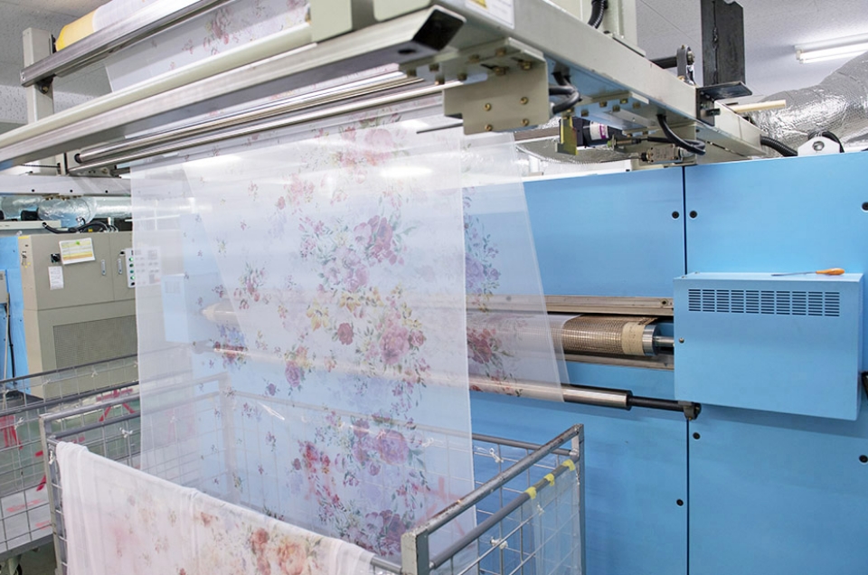 Image of Japanese pattern set up pajamas