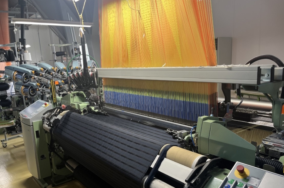 Image of Traditional Japanese jacquard set up pajamas