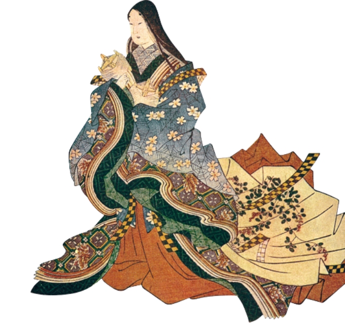 Image of Traditional Japanese jacquard set up pajamas