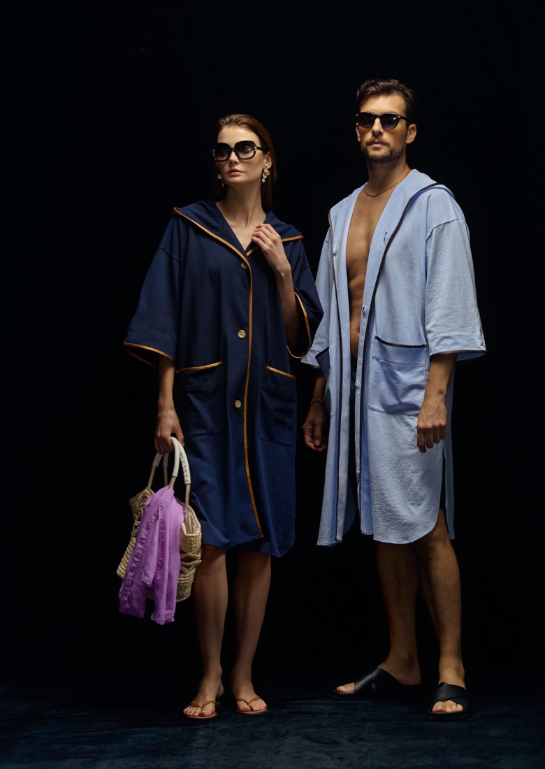 Image of High-performance fabric beach robe