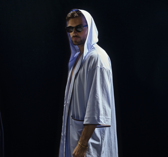 Image of High-performance fabric beach robe